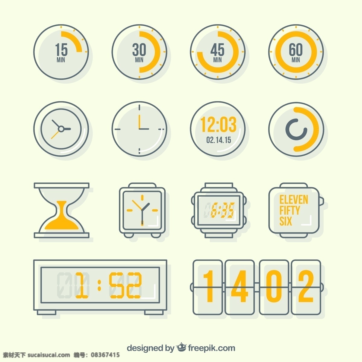 时钟图标 时间 时间图标 时钟 数字 图标 矢量 趣 多多 图形 icon 标志图标 其他图标