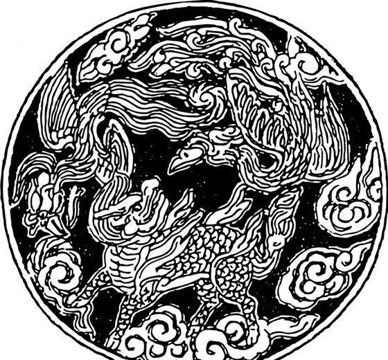 清代上版画 装饰画 中华 图案 五 千年 矢量 格式 ai格式 设计素材 清代版画 版画专辑 矢量图库 白色