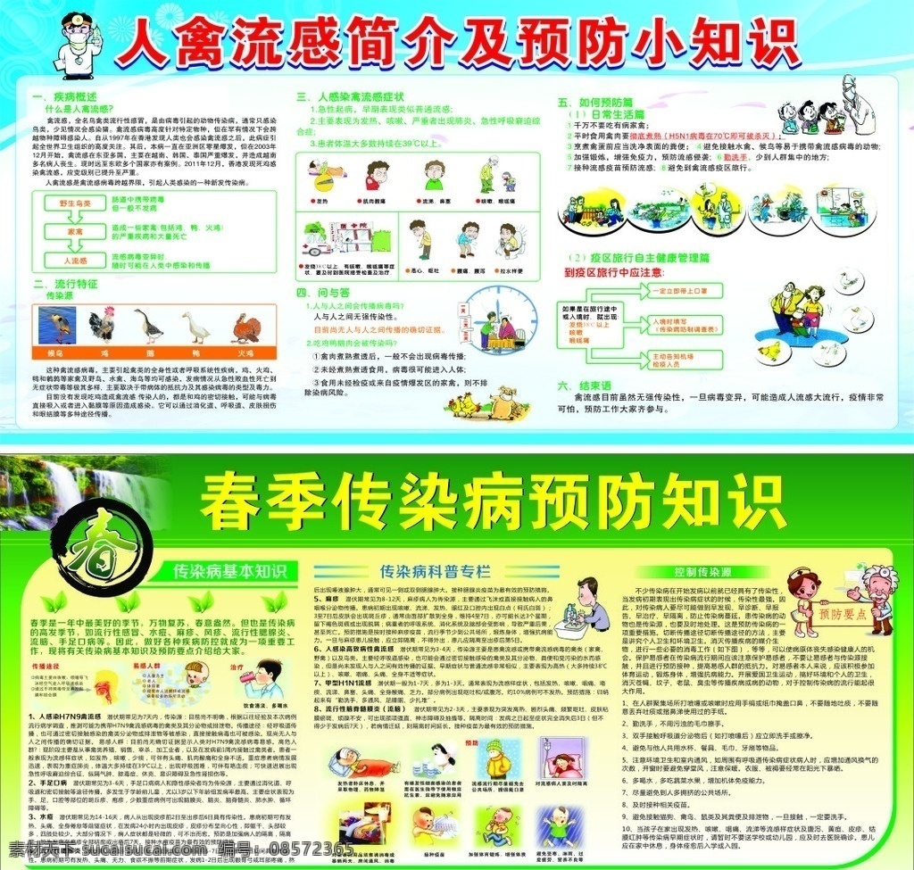 春季 传染病 预防知识 禽流感预防 春季传染病 传染病预防 预防小知识 h7n9 流感