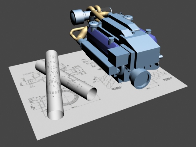 三维 模型 机械设备 工作 图纸 机械 设备 3d max 灰色