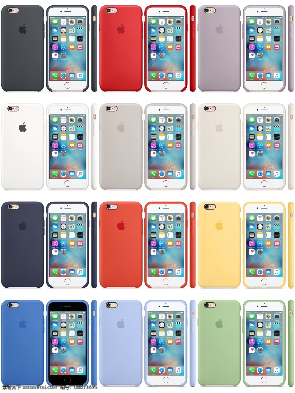 色 iphone6s apple 苹果手机 白色