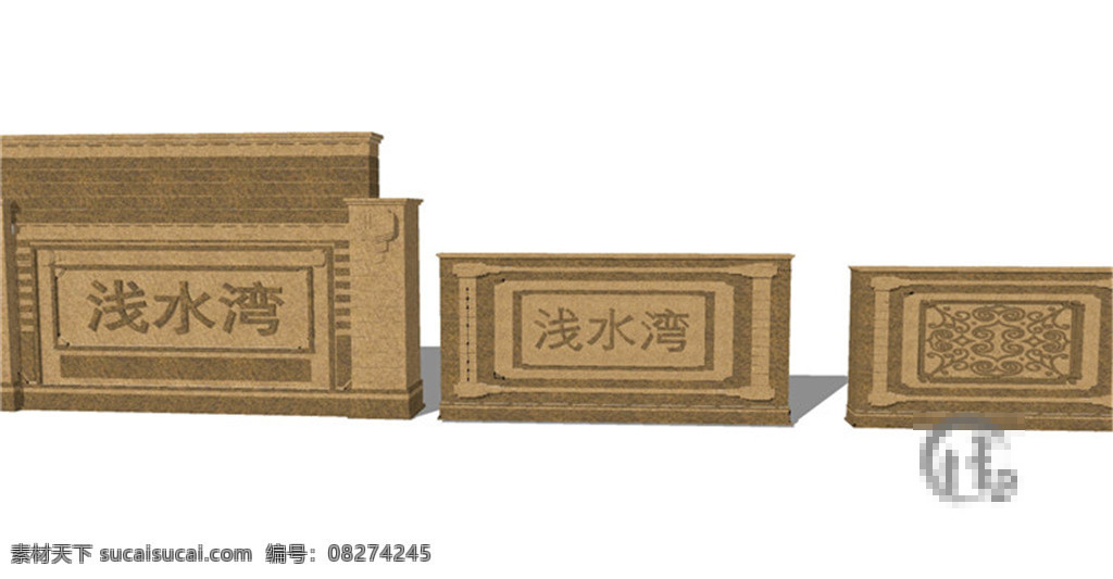 简约 欧式 景观 墙 su 草图 大师 skp 模型 景观墙 园林素材 背景墙 景观素材 园林景观墙 阻隔墙 园林效果图 景观墙效果图 现代景观墙