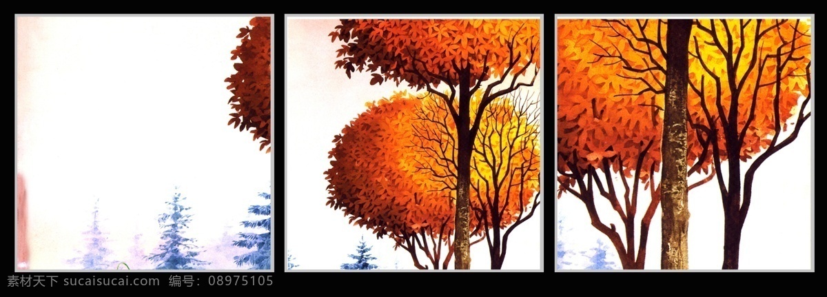 秋天无框画 树木 荷花无框画 无框画模板 时尚无框画 荷花鸳鸯 装饰画 室内高档 现代装饰画 餐厅装饰画 花卉无框画 无框画 家居无框画 鸳鸯 荷花 艺术挂画 分层