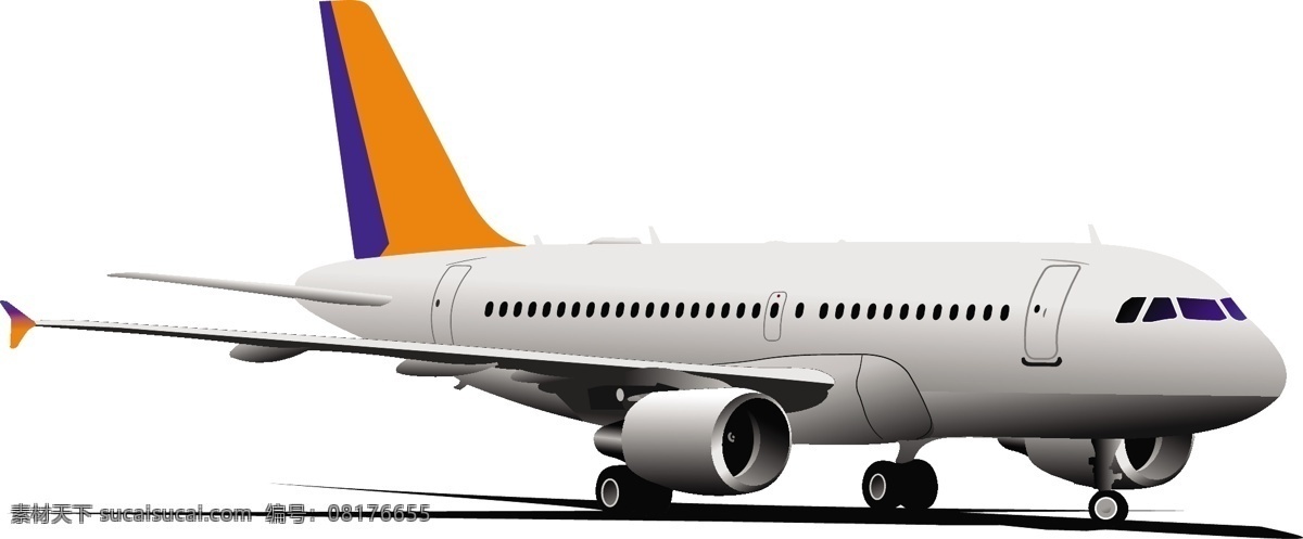 现实 架 飞机 矢量 运输 航空 飞行 轮胎 矢量素材 机翼 滑动 其他载体 矢量图 其他矢量图