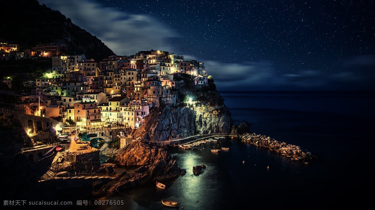 精彩 半岛 夜景 海岸 唯美 风景 生活 旅游餐饮