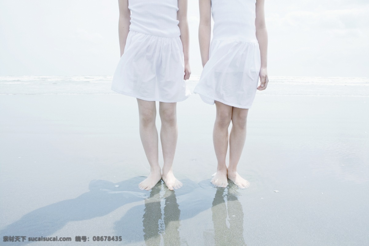 海边 景色 女孩 舞者 孩子 生活人物 人物图片