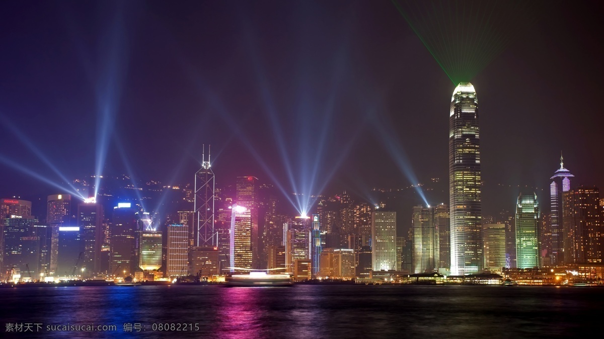 香港 金融 大海 维多利亚港 城市 高楼 夜景 城市夜景 dm 宣传 自然景观 建筑景观