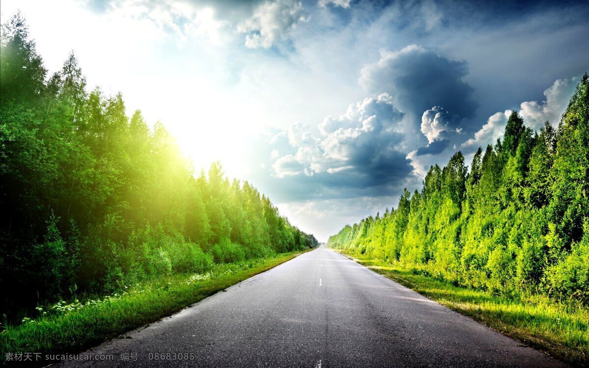 公路风景 延伸的公路 公路 自然风景 风景壁纸 阳光 自然景观
