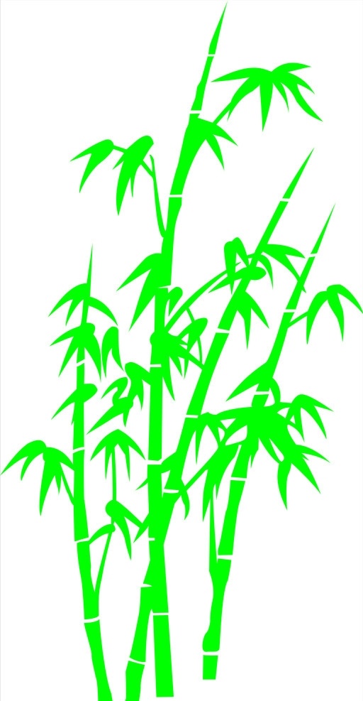 竹子 翠竹 绿色 底纹背景 底纹边框 矢量