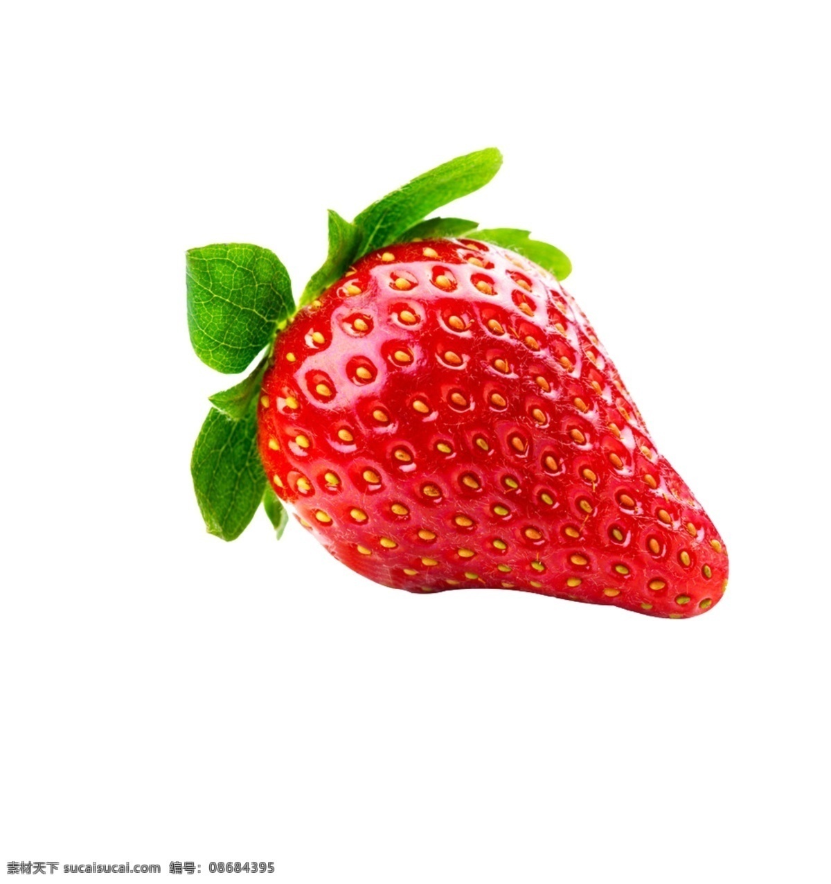 颗 草莓 水果 叶子 诱人 psd源文件