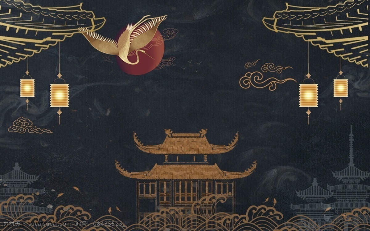 新中式背景墙 新中式空白墙 装饰画空白墙 新中式效果图 水墨山水 电视背景墙 背景墙 麋鹿 森林 金色线条 抽象线条 沙发背景墙 中式背景墙 禅境 禅意 新中式山水 金箔 日出 飞鸟 抽象 壁画 挂画 装饰画 抽象画 山水 抽象山水 中式 中式山水 金色 线条 金色背景 树林 金色山水 中式背景