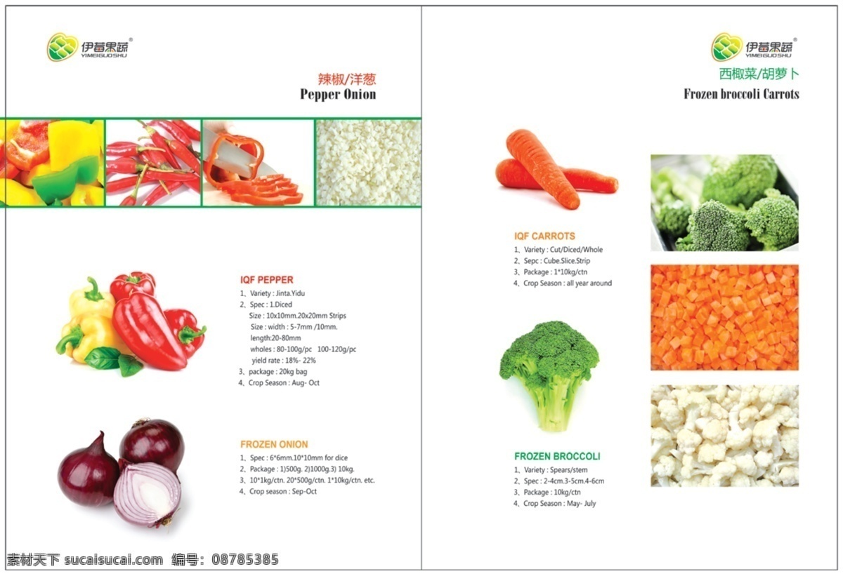 果蔬 样本 画册设计 辣椒 萝卜 茄子 蔬菜 水果 洋葱 其他画册整套
