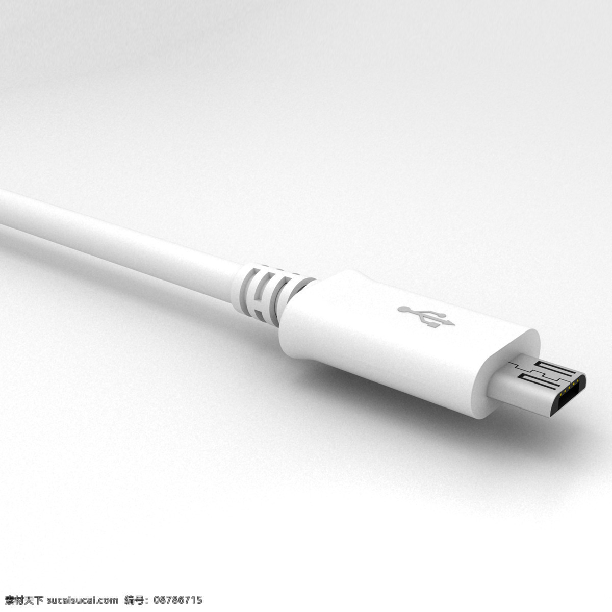 数据线 三星数据线 v8数据线 usb 设计素材 3d设计