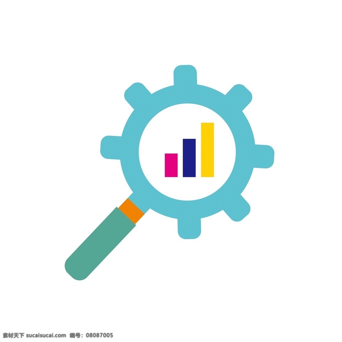 卡通 简约 齿轮 放大镜 分析 矢量图 办公学习工具 放大图镜子 卡通简约 齿轮放大镜 ppt装饰 放大镜图标 放大镜插画 办公 学习 手绘 插画 文具 学习用具