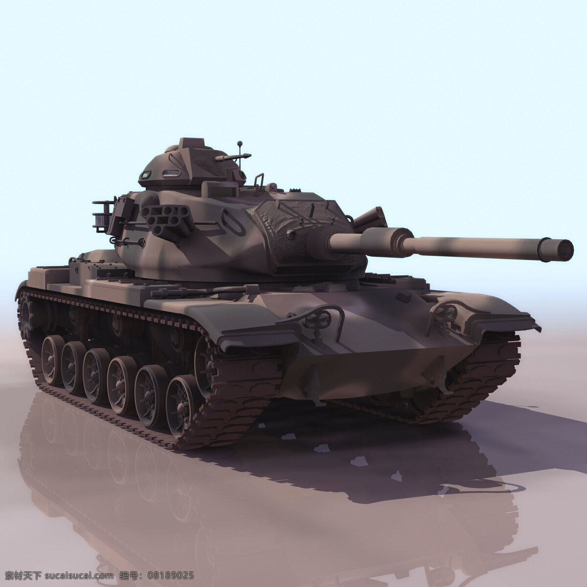 重型 迷彩 坦克车 模型 履带车 战车 3d模型素材 其他3d模型