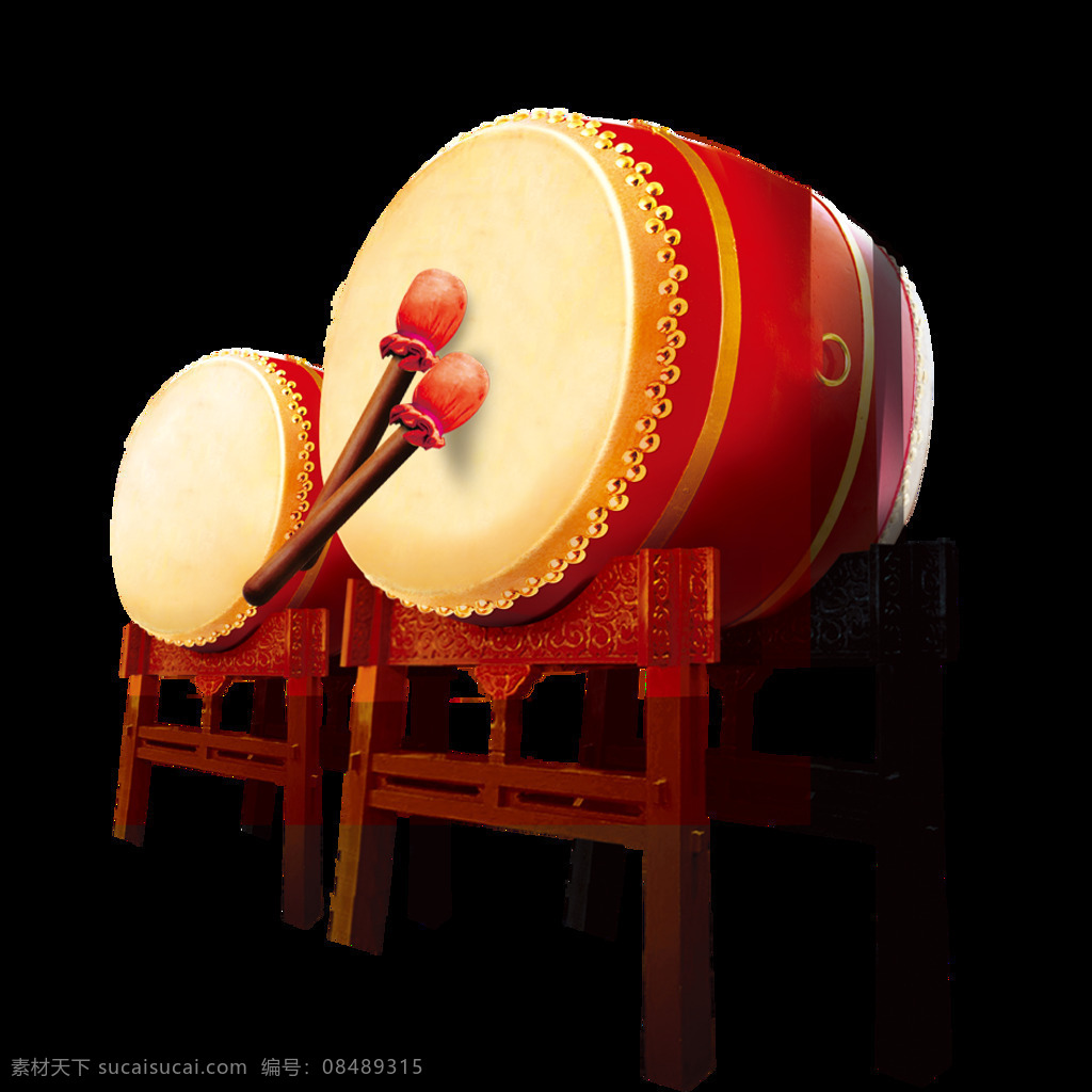 登门鼓 开门红 中国红 敲鼓 架子 中国风 军乐鼓 骨架子 腰鼓字 测鼓