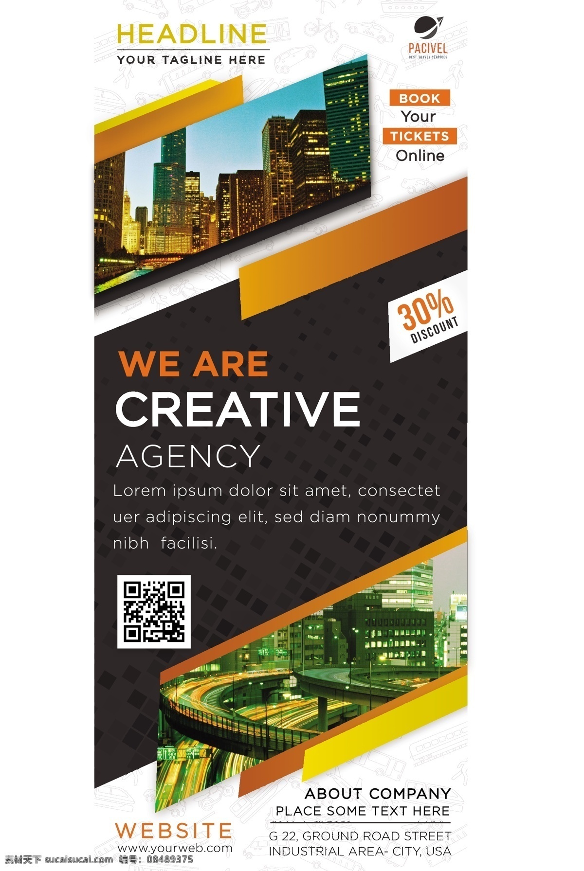 创意 旅行社 standee banner design 艺术品 向量 图像 插画 模板 传单 海报 旗帜 卷起 站起来 a4 清洁 纸 商业 事件 管理 企业 旅行 机构 营销 绿色 白色 多用途 行业 产业