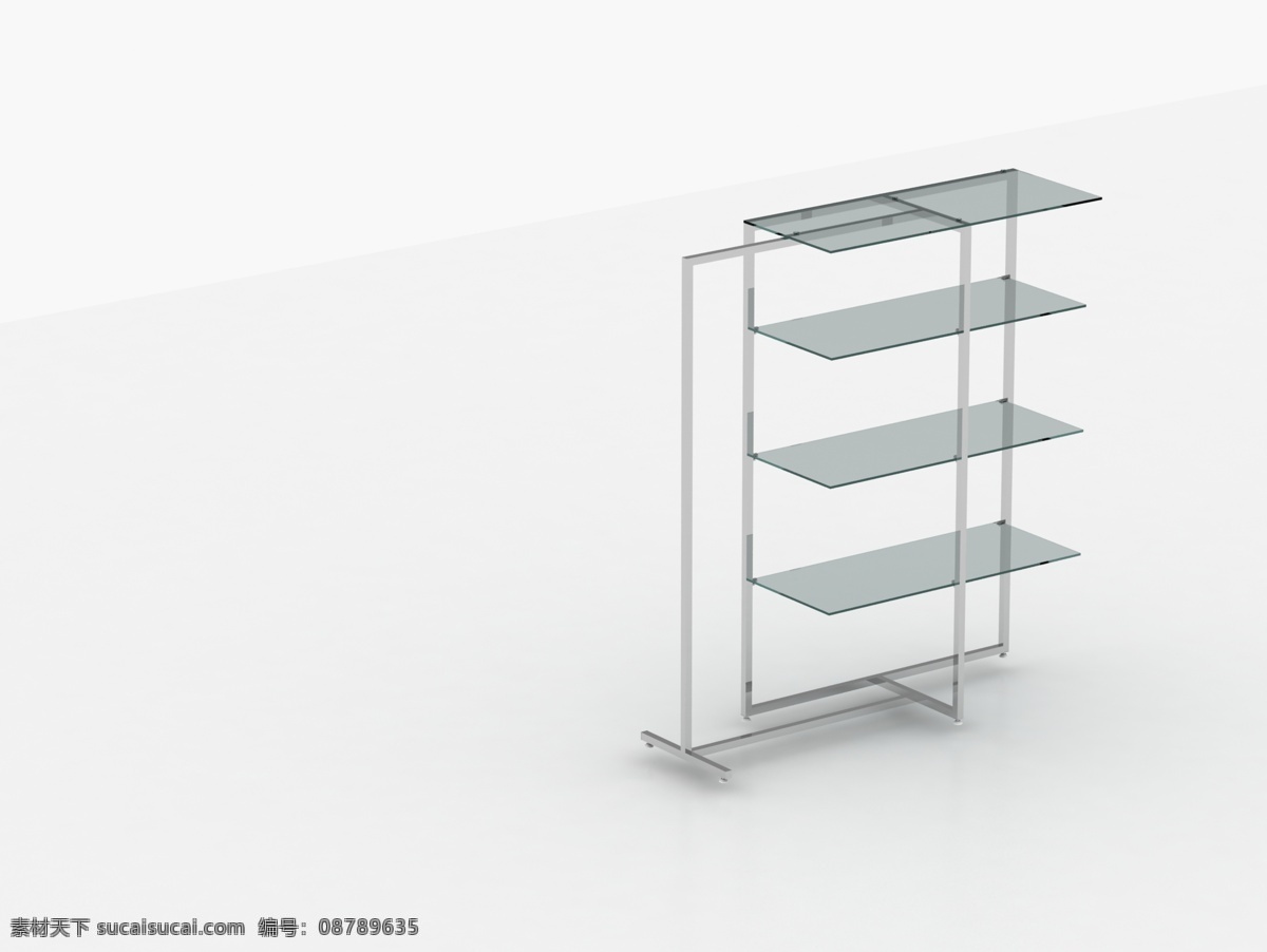 零售 架 家具 商店 3d模型素材 建筑模型