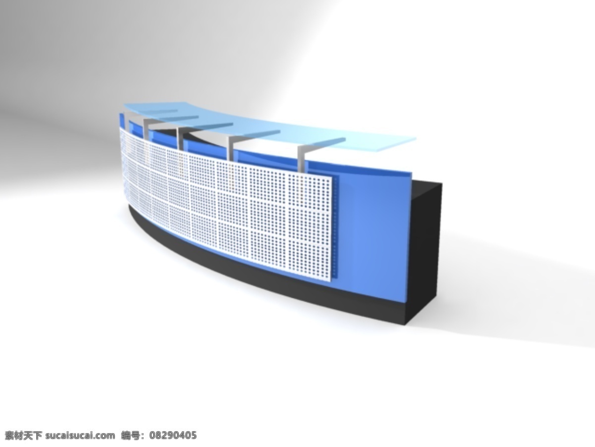服务台 家居室内 3d模型素材 家具模型