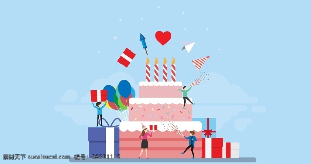 生日蛋糕 生日礼物 生日元素 生日素材 生日物品 生日相框 喜庆元素 喜庆素材 彩旗 三角旗 矢量蛋糕 卡通蛋糕 手绘蛋糕 蛋糕插画 礼物 礼物盒 礼品 礼盒 矢量素材