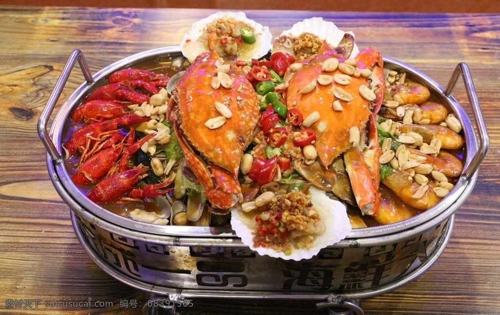 海鲜小咖 螃蟹 虾 美味 美食 摄影图 原创 餐饮美食 传统美食