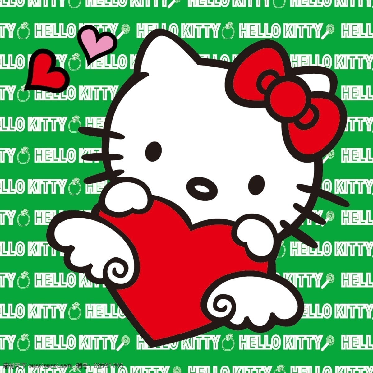 凯蒂猫 hello kitty kitty猫 卡通可爱 分层 源文件