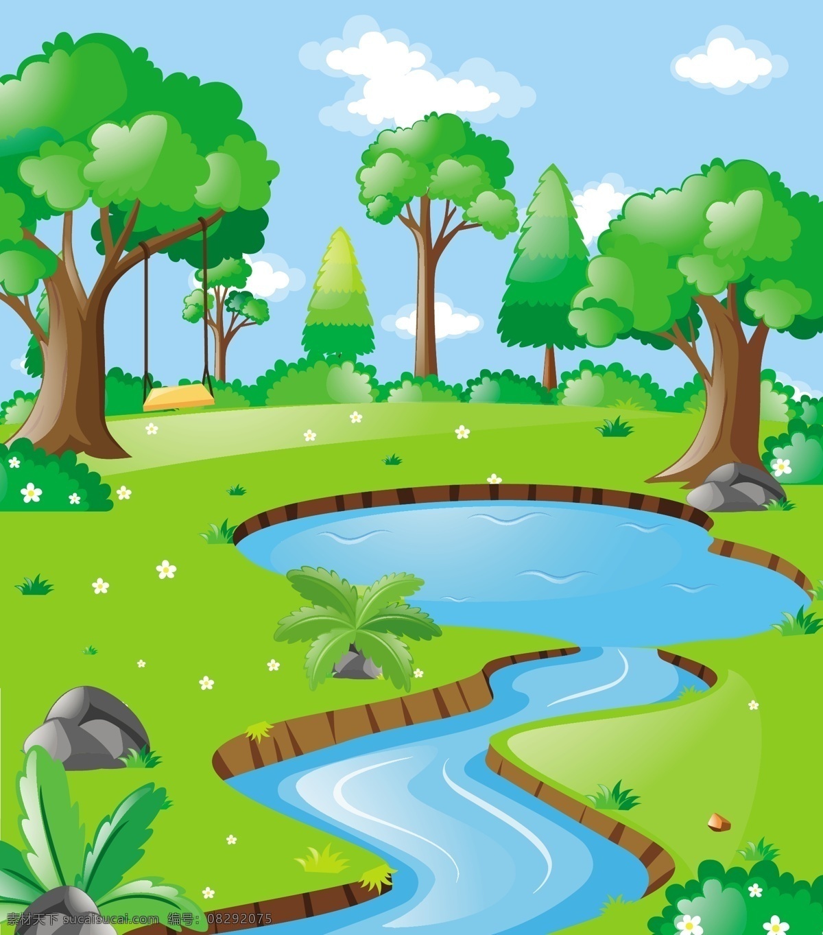 自然背景设计 背景 树木 绿色 自然 绿色背景 墙纸 颜色 丰富多彩 自然背景 河流 背景绿色 色彩 色彩背景 背景色 彩色