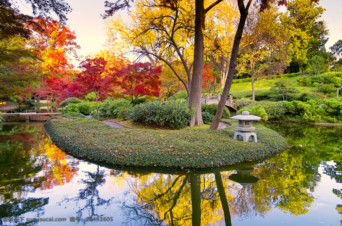 日本公园风景 日本公园 美丽风景 风景摄影 自然风光 美景 美丽景色 景观园林 秋天风景 水池 自然风景 自然景观 黑色