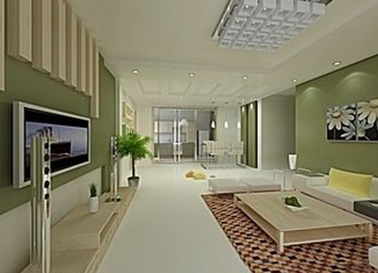 电视机 客厅装饰 沙发茶几 3d设计图 iam 灰色
