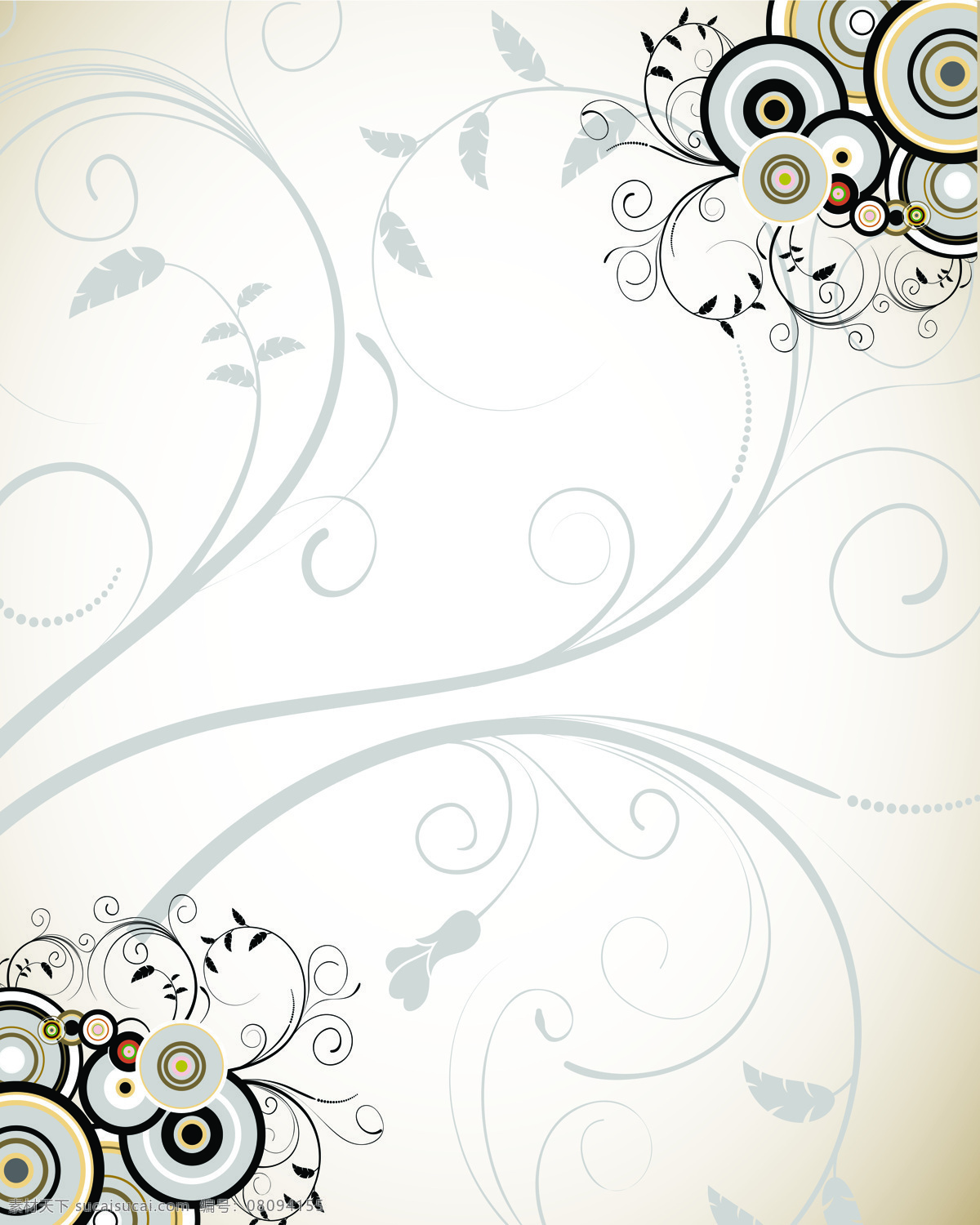 流线 底纹 飘逸 圆圈 炫 装饰素材 移门