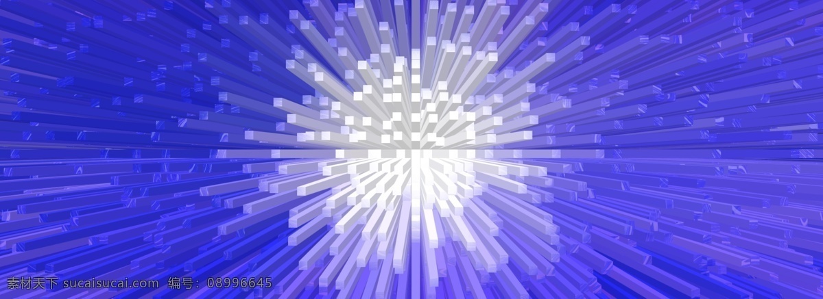 蓝色 柱状 放射 3d 质感 背景 立体 3d质感 层次 柱状放射