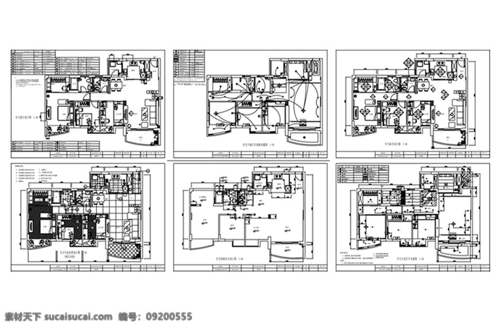欧式 住宅 cad 施工图 住宅室内设计 施工 图纸 欧式施工图纸 平面 方案 住宅施工图