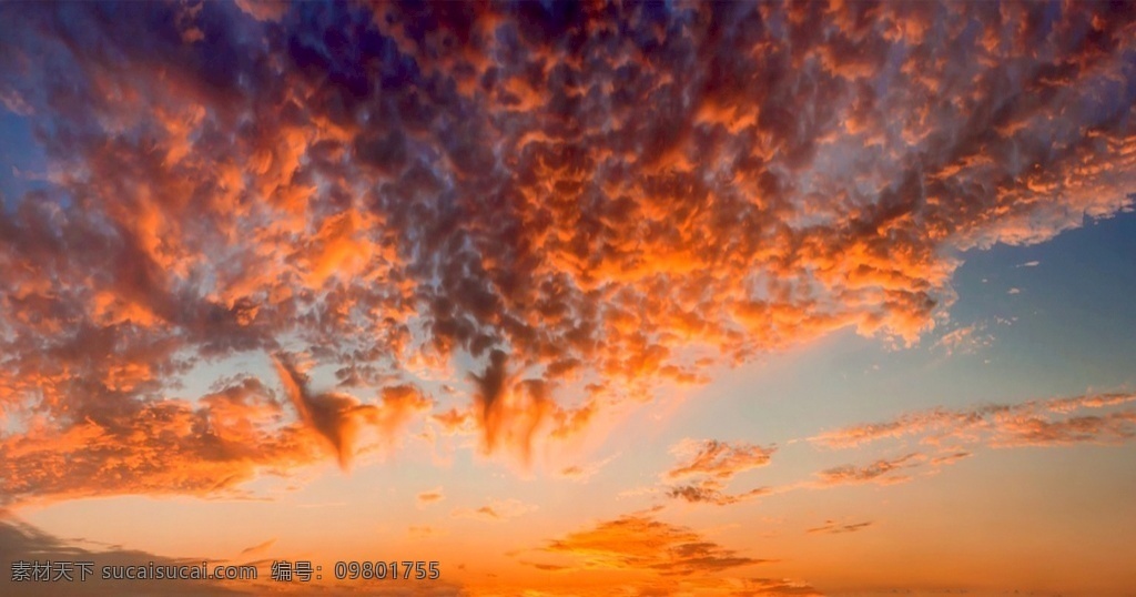 日落晚霞 天空 云 唯美 云层 延时 云彩 镜像 日出 火烧云 蓝天白云 自然景观 自然风景