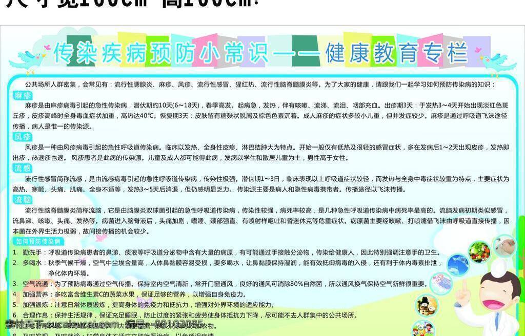 季节 传染病 知识 保健 灯布 生活百科 医疗 医疗保健 传染病知识 呼吸道知识 流感知识 海报 矢量 其他海报设计