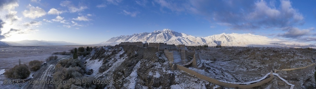 帕米尔高原 石头城 新疆 帕米尔 高原 雪山 草原 金草滩 自然景观 自然风景