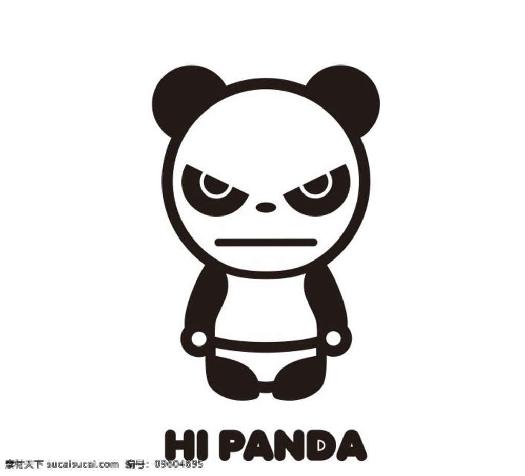 愤怒的熊猫 hipanda 卡通熊猫 漫画熊猫 生气的熊猫 动漫动画 动漫人物
