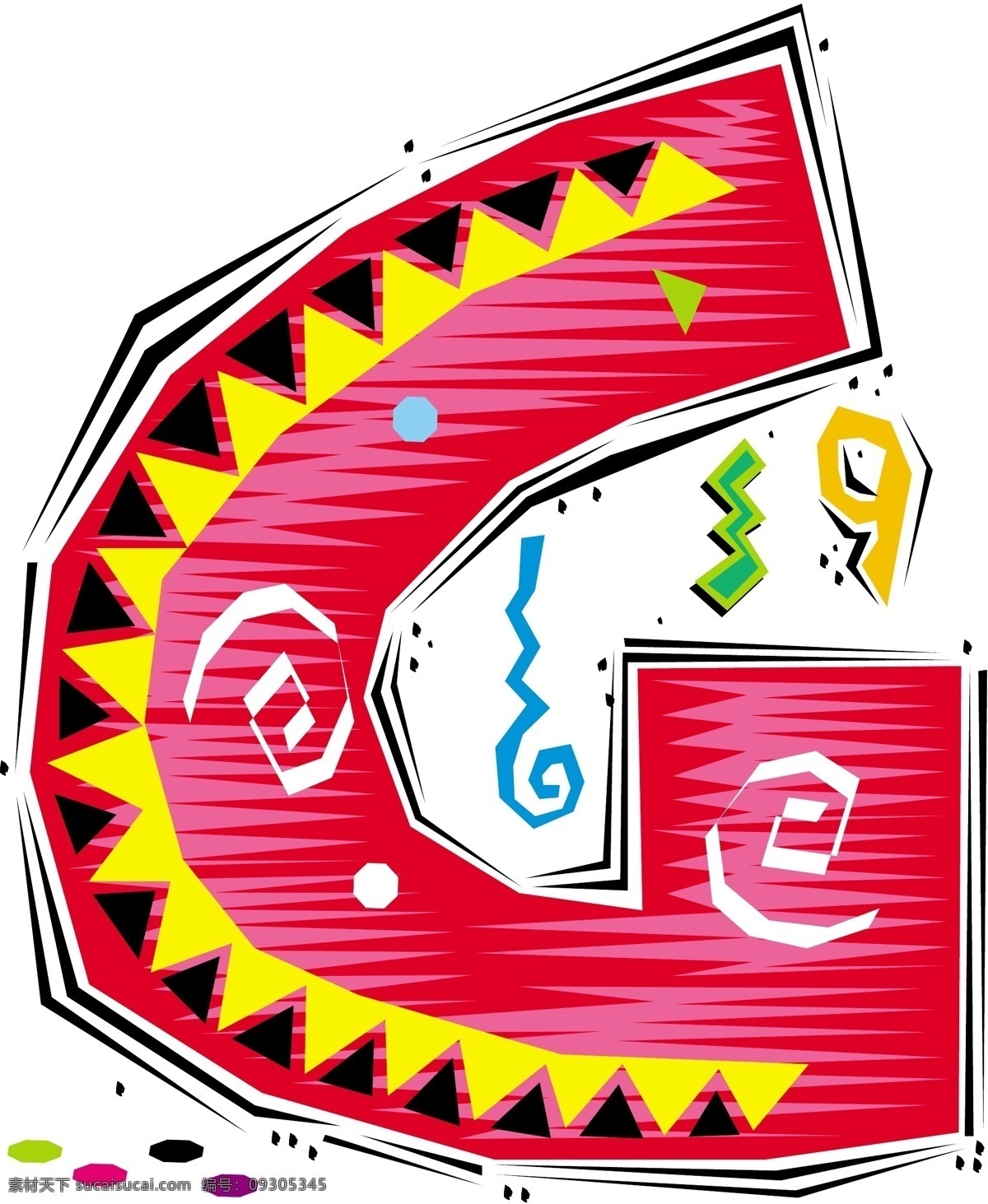 墨西哥 手绘 单词 字母 矢量 矢量素材 g 矢量图 其他矢量图