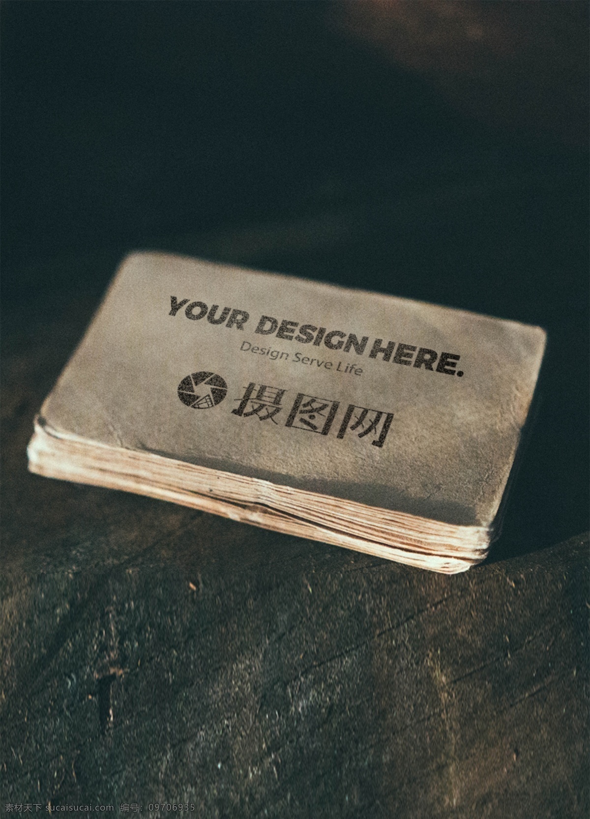 时尚 复古 简约 商务 名片 vi 样机 褐色 典雅 办公 企业 企业形象 展示设计 标志 样机素材 名片样机 办公样机 展示样机