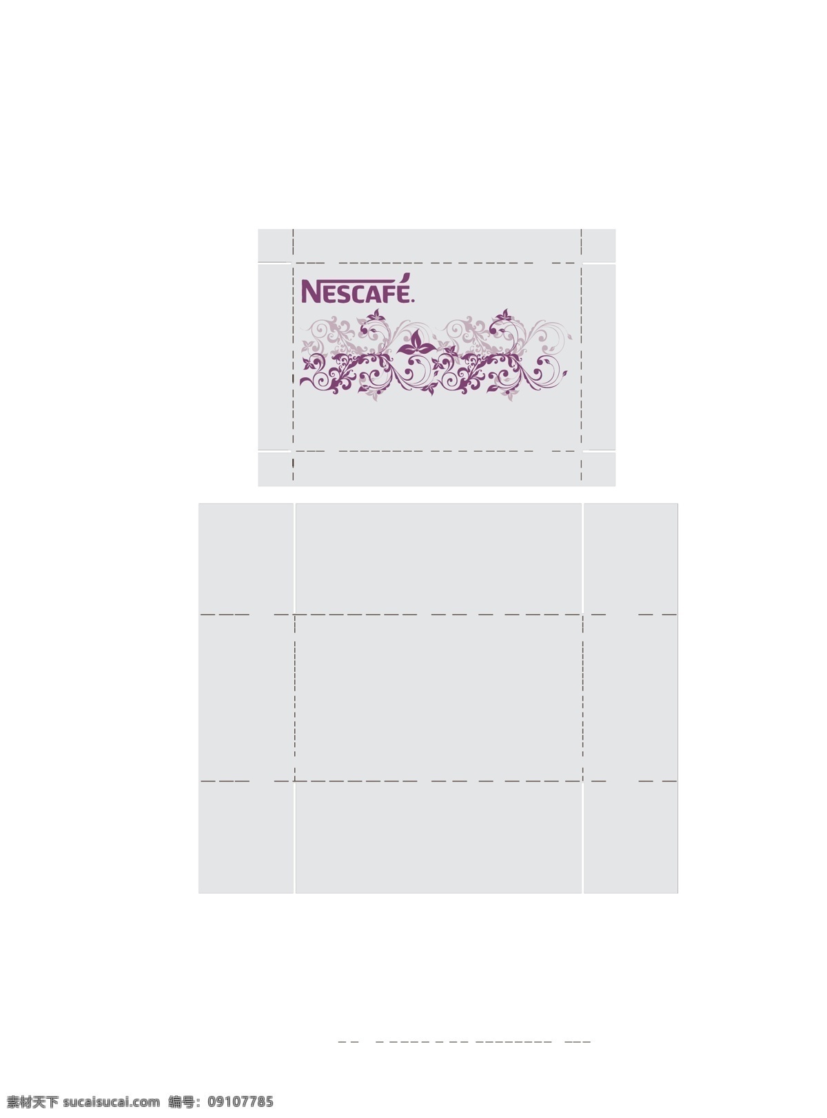 雀巢咖啡 礼品盒 包装 概念 图 紫色 包装设计 古典 欧式 psd源文件