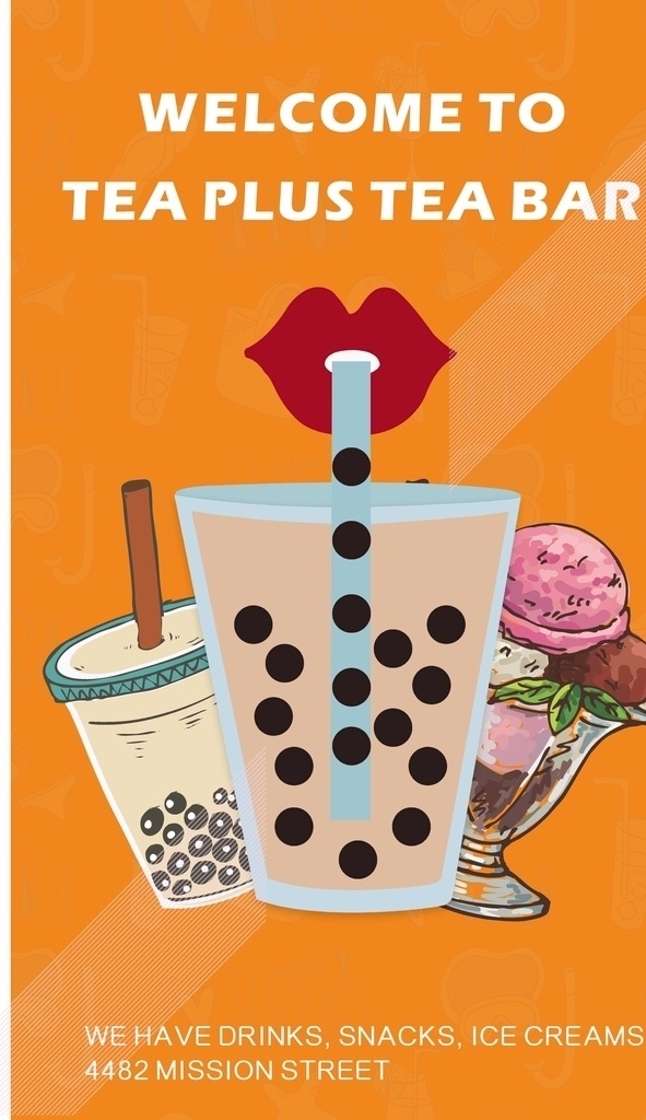 国外海报 奶茶 甜点 海报 珍珠奶茶 饮品 国外广告设计