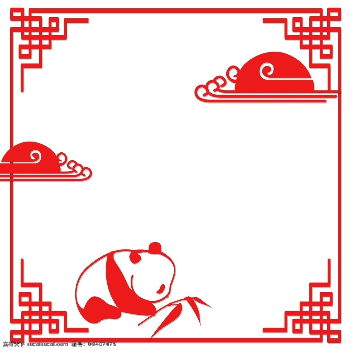 中国 风 古典 风格 扁平 边框 矢量图 中国风 古典风格 扁平风 简约 古风手绘 矢量套图 红色 黄色 暖色调 古风