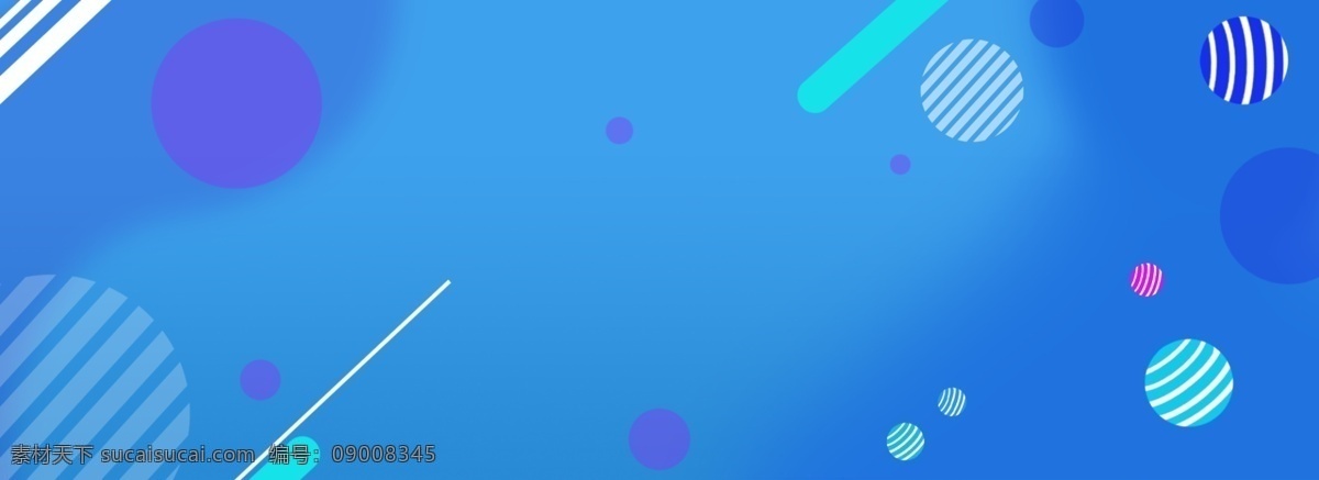 原创 简约 蓝色 渐变 背景 圆 多彩