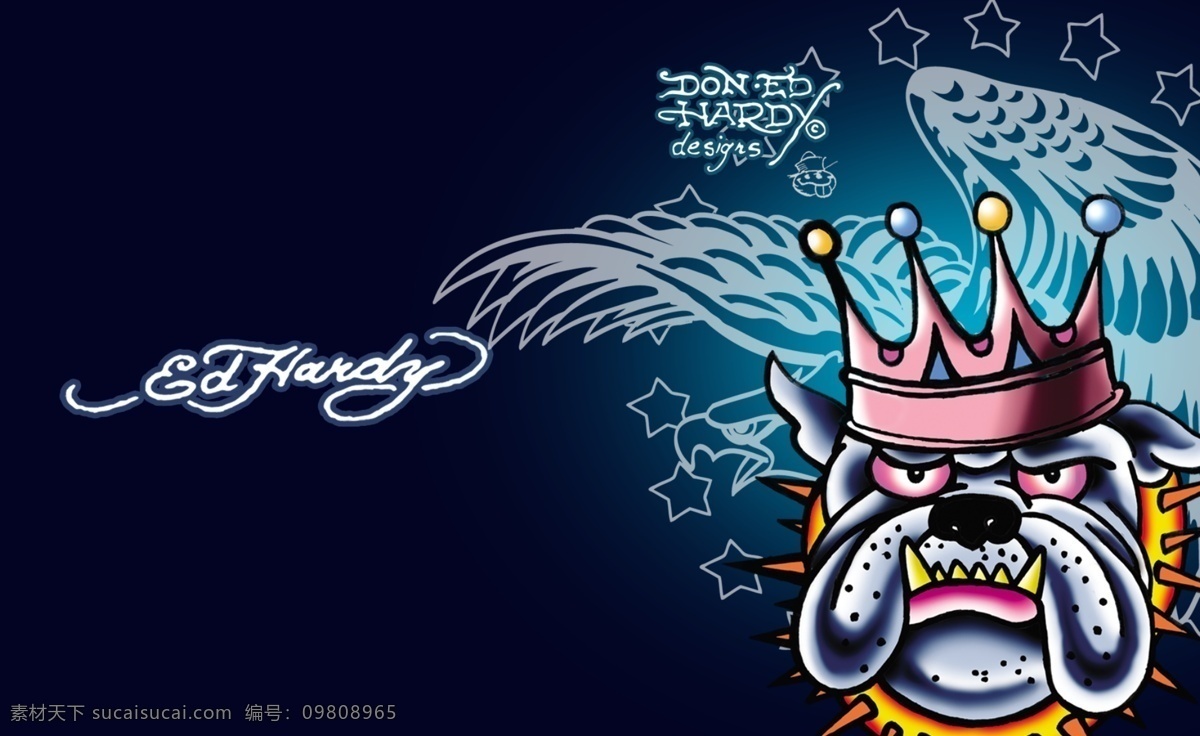 狗头 国王 logo 广告设计模板 画册设计 皇冠 鹰 源文件 狗头国王 ed handy 其他画册封面