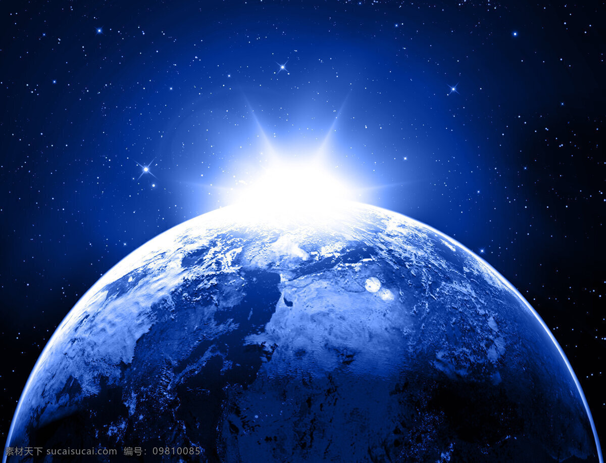 绚丽 星空 地球 绚丽星空 宇宙高清图片 星光浩瀚 现代科技