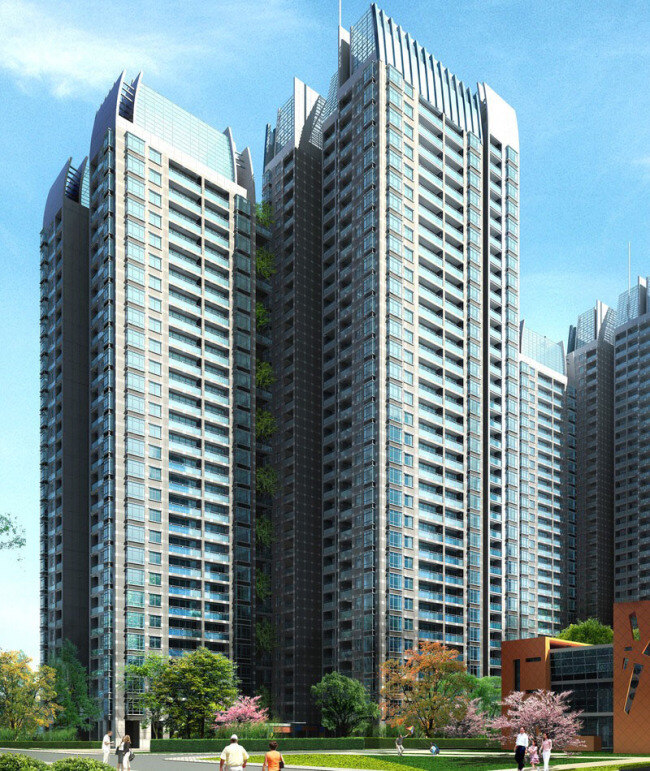 密度 型 高层 住宅 建筑 3d 模型 3d建筑 3d模型 高层住宅建筑 密度型建筑 3d模型素材 建筑模型