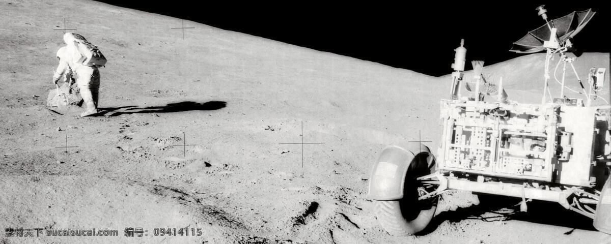 登月 黑白 科学研究 太空 现代科技 宇航员 太空漫笔 月球漫步 飞行器 太空梭 矢量图