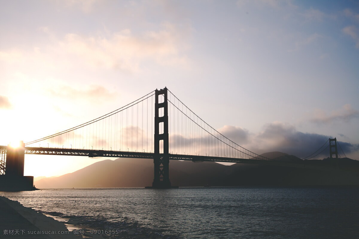旧金山 金门大桥 桥梁 桥建筑 大桥