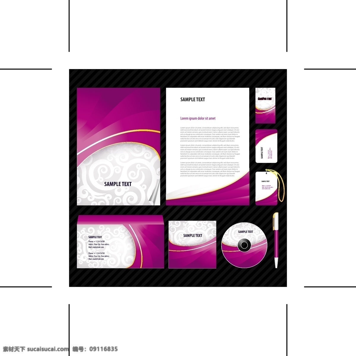 vi素材 设计素材 画册模板 平面模板 矢量图库 白色
