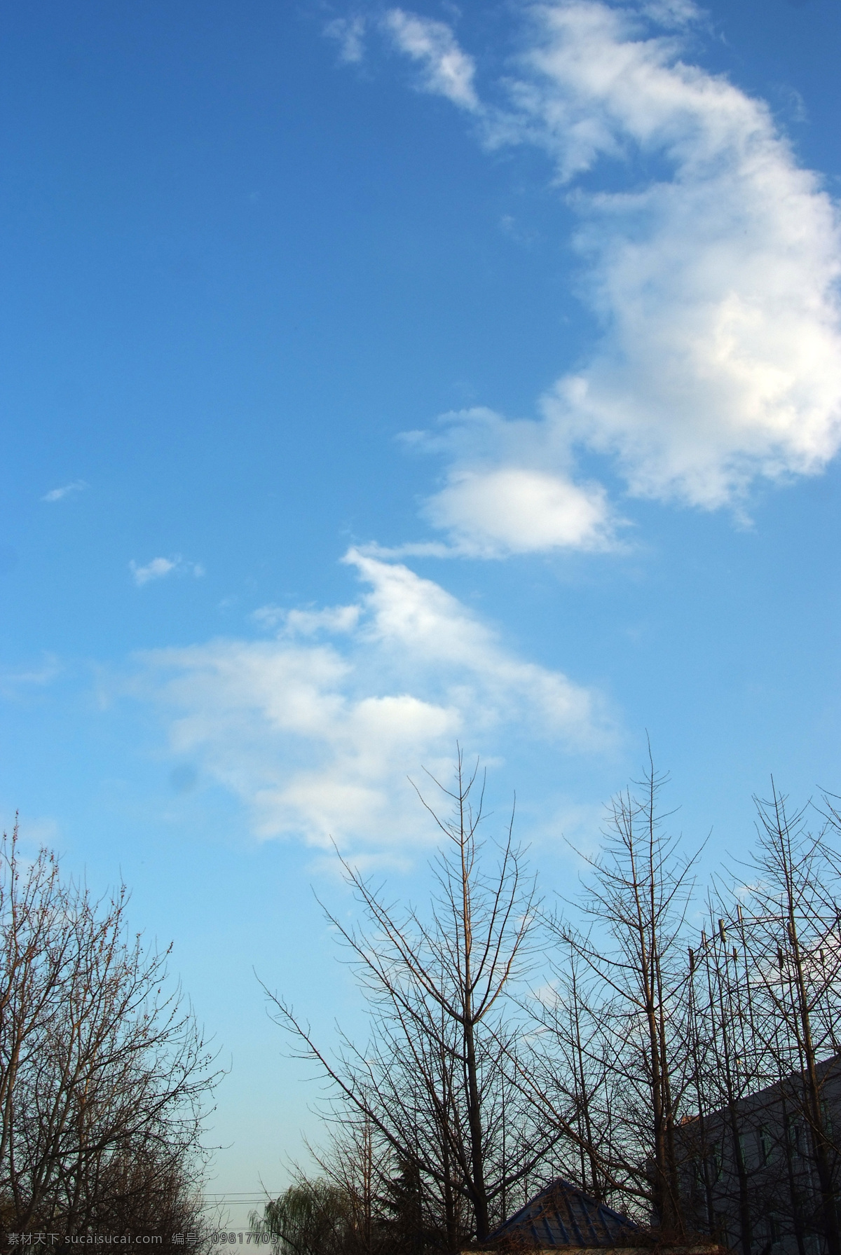 蓝天 晴空 白云 晴空万里 云彩 自然景观 自然风景