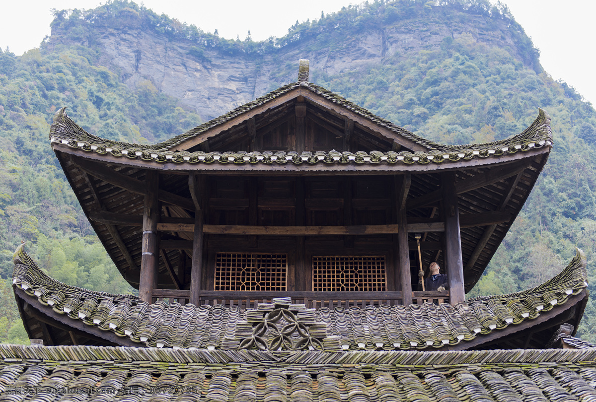 湖北 来凤 大河 土家族 牛王庙 大河镇 建筑园林 建筑摄影